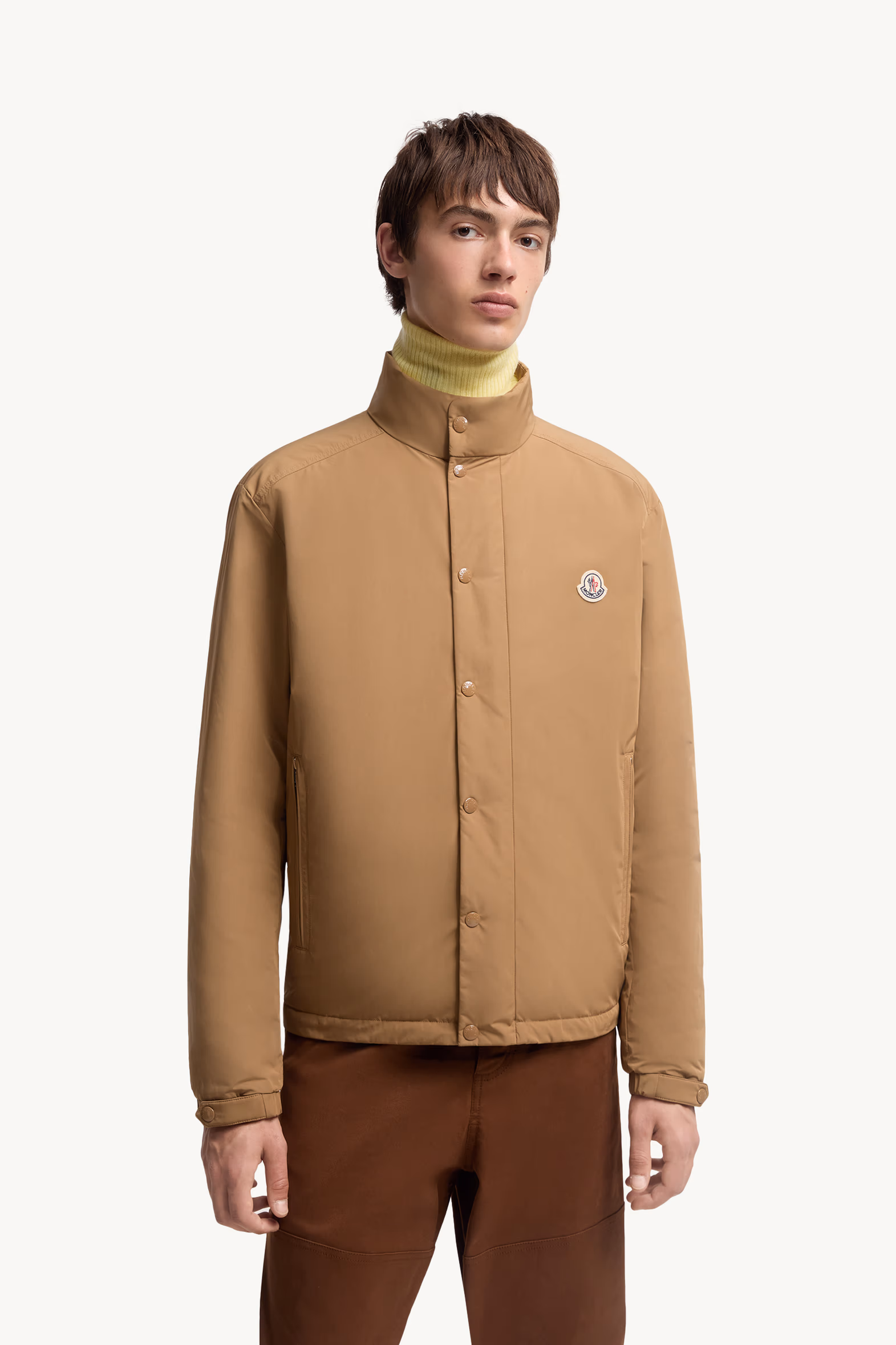 Epine Short Down Jacket Men Beige Moncler 3